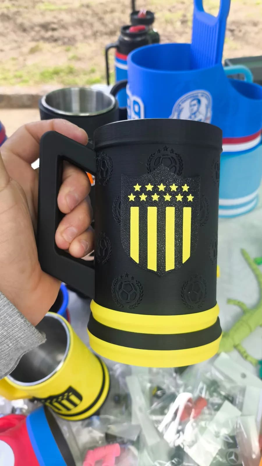 Chops peñarol con incrustaciones