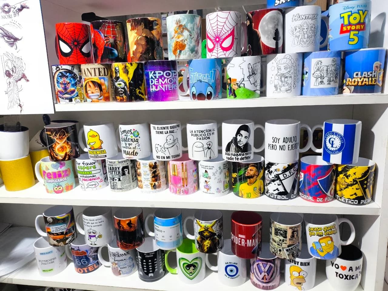 TAZAS SUBLIMADAS VARIADAS